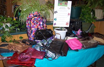 We cordially "purse-suades" you to help us "purse-sue" a very special kind of Silent Auction.